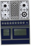 ILVE QDC-90BW-MP Blue Soba bucătărie, tipul de cuptor: electric, Tip de plită: combinate