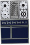 ILVE QDC-90B-MP Blue 厨房炉灶, 烘箱类型: 电动, 滚刀式: 结合