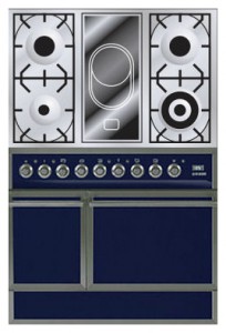 特点 厨房炉灶 ILVE QDC-90V-MP Blue 照片