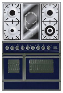 विशेषताएँ रसोई चूल्हा ILVE QDC-90VW-MP Blue तस्वीर