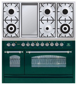 Характеристики Кухонна плита ILVE PN-120F-MP Green фото