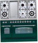 ILVE PN-120F-MP Green Σόμπα κουζίνα, τύπος φούρνου: ηλεκτρικός, είδος των εστιών: σε συνδυασμό
