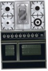 ILVE QDC-90RW-MP Matt Kitchen Stove, type of oven: electric, type of hob: combined