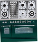 ILVE PN-120B-MP Green Kitchen Stove, type of oven: electric, type of hob: combined