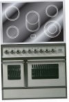 ILVE QDCE-90W-MP Antique white Kitchen Stove, type of oven: electric, type of hob: electric