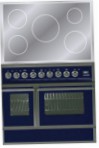ILVE QDCI-90W-MP Blue Kitchen Stove, type of oven: electric, type of hob: electric