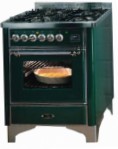 ILVE M-70-VG Green Kitchen Stove, type of oven: gas, type of hob: gas