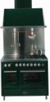 ILVE MTD-100B-VG Green Kitchen Stove, type of oven: gas, type of hob: gas
