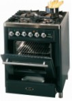 ILVE MT-70D-MP Green Kitchen Stove, type of oven: electric, type of hob: gas