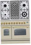 ILVE PDN-90B-MP Antique white Sporák, typ trouby: elektrický, Typ varné desky: kombinovaný