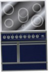 ILVE QDCE-90-MP Blue Kompor dapur, jenis oven: listrik, jenis hob: listrik