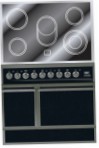 ILVE QDCE-90-MP Matt Fornuis, type oven: elektrisch, type kookplaat: elektrisch