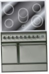 ILVE QDCE-90-MP Antique white Kitchen Stove, type of oven: electric, type of hob: electric