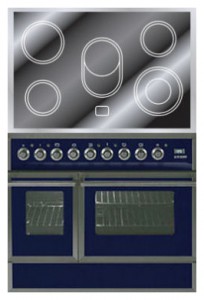 Characteristics Kitchen Stove ILVE QDCE-90W-MP Blue Photo