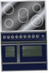 ILVE QDCE-90W-MP Blue Σόμπα κουζίνα, τύπος φούρνου: ηλεκτρικός, είδος των εστιών: ηλεκτρικός