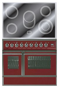 Characteristics Kitchen Stove ILVE QDCE-90W-MP Red Photo