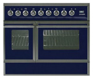 características Estufa de la cocina ILVE QDC-90FW-MP Blue Foto