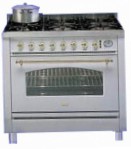 ILVE P-90N-VG Blue Kitchen Stove, type of oven: gas, type of hob: gas
