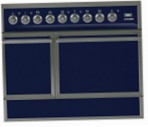 ILVE QDC-90F-MP Blue Kitchen Stove, type of oven: electric, type of hob: combined