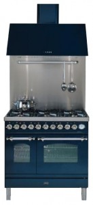 विशेषताएँ रसोई चूल्हा ILVE PDN-90B-VG Blue तस्वीर