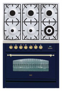 特点 厨房炉灶 ILVE PN-906-VG Blue 照片
