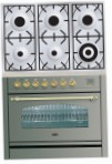 ILVE PN-906-VG Stainless-Steel Fornuis, type oven: gas, type kookplaat: gas