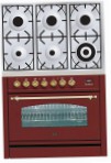 ILVE PN-906-VG Red Fornuis, type oven: gas, type kookplaat: gas
