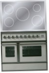 ILVE QDCI-90W-MP Antique white Kitchen Stove, type of oven: electric, type of hob: electric