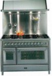 ILVE MT-1207-VG Green Kitchen Stove, type of oven: gas, type of hob: gas