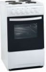 Zanussi ZCE 566 NW1 Kompor dapur, jenis oven: listrik, jenis hob: listrik