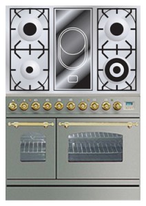características Estufa de la cocina ILVE PDN-90V-MP Stainless-Steel Foto