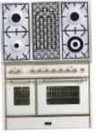 ILVE MD-100BD-MP Antique white Kitchen Stove, type of oven: electric, type of hob: gas