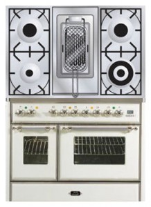 Характеристики Кухонна плита ILVE MD-100RD-MP Antique white фото