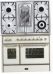 ILVE MD-100RD-MP Antique white Mutfak ocağı, Fırının türü: elektrik, Ocağın türü: gaz
