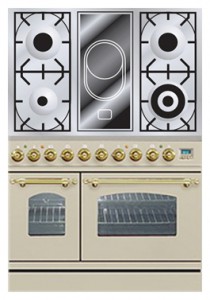 характеристики Кухонная плита ILVE PDN-90V-MP Antique white Фото