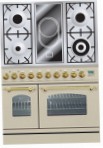 ILVE PDN-90V-MP Antique white Fornuis, type oven: elektrisch, type kookplaat: gecombineerde