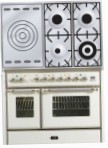 ILVE MD-100SD-MP Antique white Σόμπα κουζίνα, τύπος φούρνου: ηλεκτρικός, είδος των εστιών: αέριο