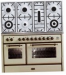 ILVE MS-1207D-MP Antique white Mutfak ocağı, Fırının türü: elektrik, Ocağın türü: gaz