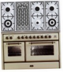 ILVE MS-120BD-MP Antique white Σόμπα κουζίνα, τύπος φούρνου: ηλεκτρικός, είδος των εστιών: αέριο