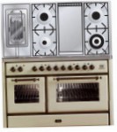 ILVE MS-120FRD-MP Antique white Кухненската Печка, тип на фурна: електрически, вид котлони: газ