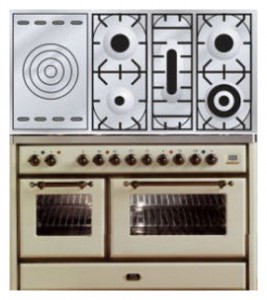 характеристики Кухонная плита ILVE MS-120SD-MP Antique white Фото
