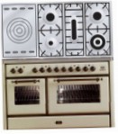ILVE MS-120SD-MP Antique white Кухненската Печка, тип на фурна: електрически, вид котлони: газ