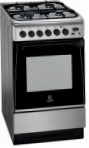 Indesit KN 3G650 SA(X) Soba bucătărie, tipul de cuptor: electric, Tip de plită: gaz