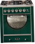 ILVE MCA-70D-MP Green Kitchen Stove, type of oven: electric, type of hob: gas