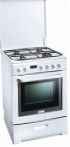 Electrolux EKK 603502 W Fornuis, type oven: elektrisch, type kookplaat: gas