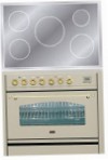 ILVE PNI-90-MP Antique white Dapur, jenis ketuhar: elektrik, jenis hob: elektrik