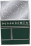 ILVE QDCI-90-MP Green Kitchen Stove, type of oven: electric, type of hob: electric