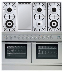 características Estufa de la cocina ILVE PDL-120F-VG Stainless-Steel Foto