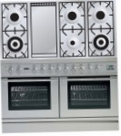 ILVE PDL-120F-VG Stainless-Steel Stufa di Cucina, tipo di forno: gas, tipo di piano cottura: gas