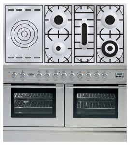 características Estufa de la cocina ILVE PDL-120S-VG Stainless-Steel Foto
